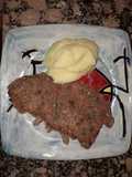 Milanesas con Puré de Papas