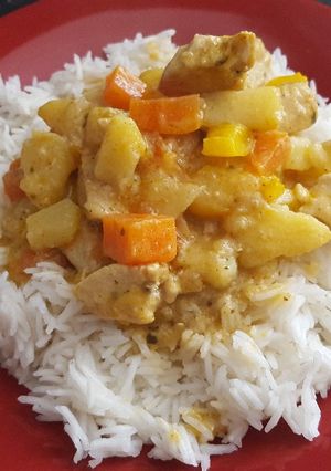 Tikka curry csirke recept fotója