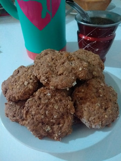 Una foto de Galletas de avena, cacao y naranja