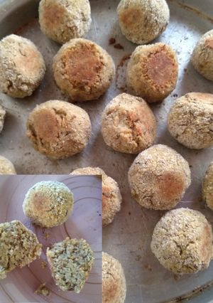 Una foto de Faláfel (Garbanzos y Lentejas) Receta vegana