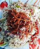 Arroz de fideos al estilo oriental