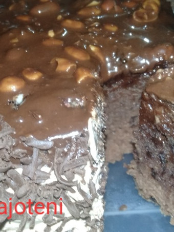 Anti Ribet, Bikin Brownis coklat  kacang  lumer Simpel