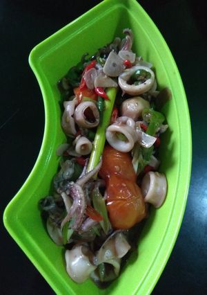 Foto resep Cumi basah saos tiram