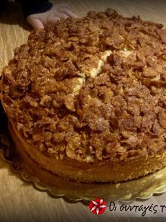 Φωτογραφία της συνταγής Κέικ με τραγανά corn flakes