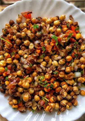 रोस्टेड चना चाट रेसिपी मुख्य फोटो