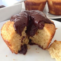 A picture of White Chocolate Sponge Puddings.