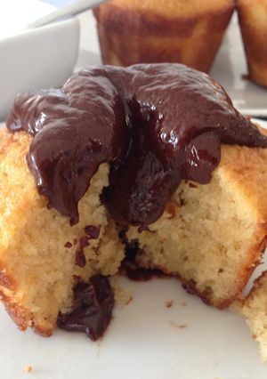 A picture of White Chocolate Sponge Puddings.