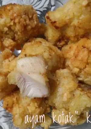 Foto resep 21. Ayam kotak"goreng tepung kriuk" alias ayam goreng crispy😂