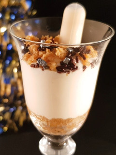 Una foto de Mousse de Baileys en copa