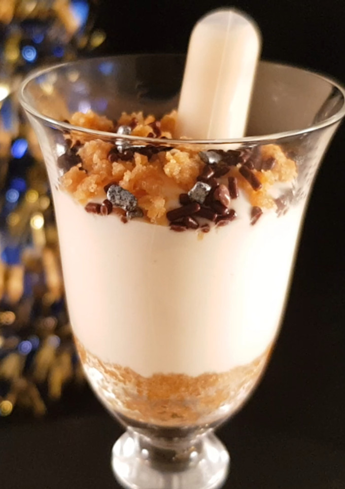 Una foto de Mousse de Baileys en copa