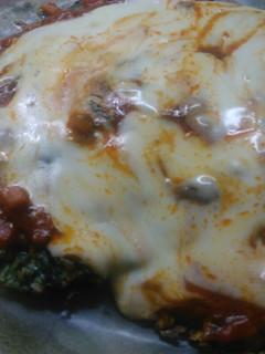 Una foto de Pizza de acelga sin harina