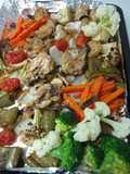 Ayam Panggang plus sayur