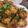 زهرة مقلية مع الصوص