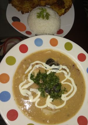 Una foto de Cazuela de mariscos