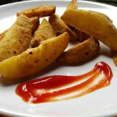 รูปของ Crispy Potato Wedges