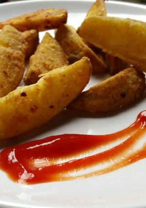 Foto resep Crispy Potato Wedges