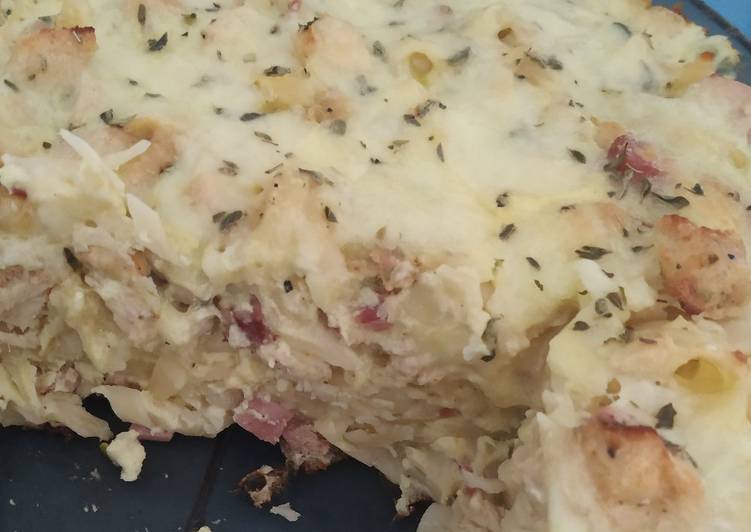 Frittata de frango e bacon - Tudogosreceitas
