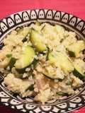 "Bulgur-otto" con zucchine, al profumo di limone