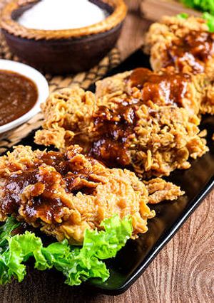 Foto resep Resep Ayam Crispy Saus Kopi