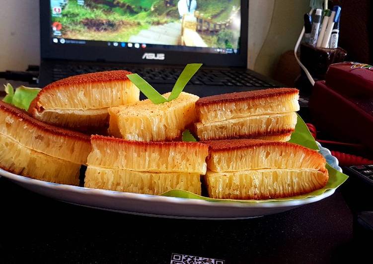 Cara membuat Bika Ambon Teflon Sederhana Untuk Jualan