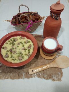 صورة لوصفة مسفوف بالفول والجلبانة 🌱🍜