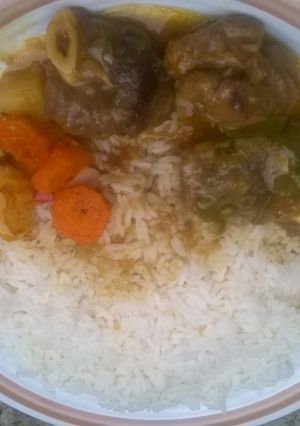 A picture of Lamb stew.