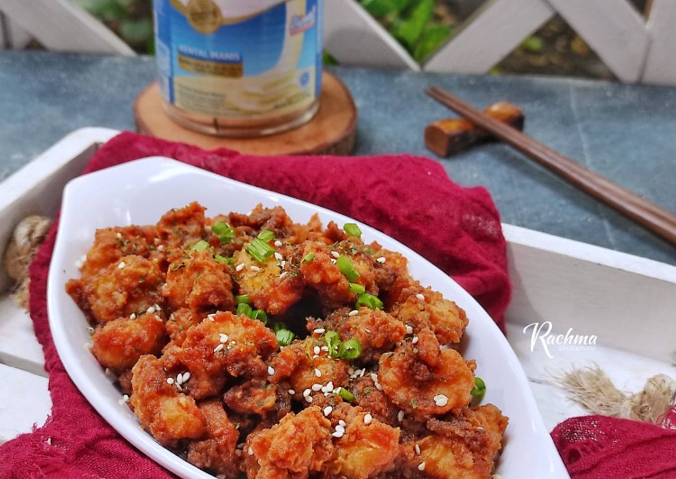 Korean Sweet Fried Chicken ~ Indomilk