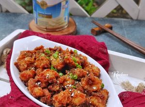 Foto resep Korean Sweet Fried Chicken ~ Indomilk
