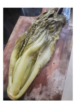 Foto resep Sawi Asin Homemade