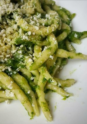 A picture of Homemade Trofie Pasta.