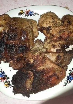 صورة لوصفة فراخ مشوية على الفحم 😋👍👍
