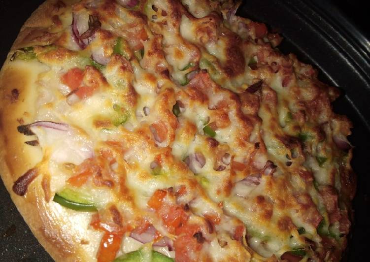 Recipe of Homemade Veg pizza