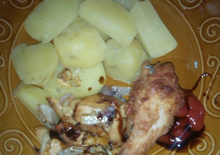 Diet mayo kentang, ayam,mandai