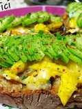 🥑Bruschette avocado, scrambled eggs and cheese