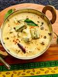 Vendakkai Mor Kuzhambu/ Crispy Okra cooked in Yogurt curry