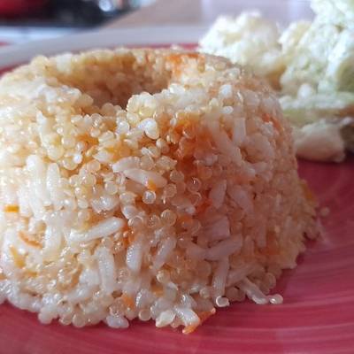 Quinoa con arroz Receta de Claudia Isabel- Cookpad