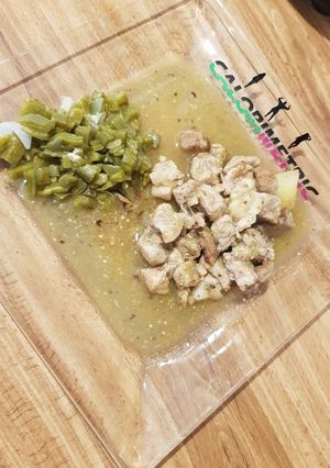 Una foto de 8. Carnitas de puerco con nopales