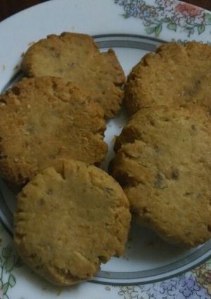A picture of Chocolate coconut cookies #4weekschallenge#wheatcontest.