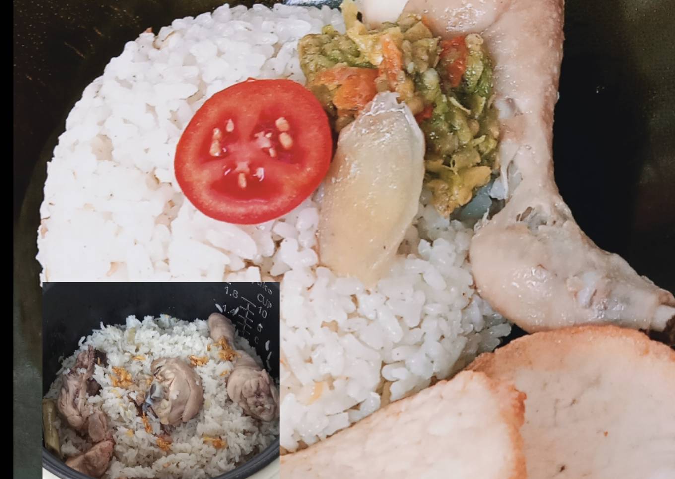 Nasi Ayam Rice cooker