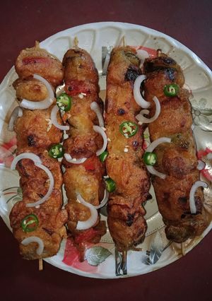 চাইনিজ সোয়া টিক্কি (Chinese soya tikki recipe in bengali) রেসিপির প্রধান ছবি