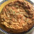 Tortilla de salmón ahumado y aguacate