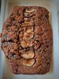 Budín sano y proteico de manzana