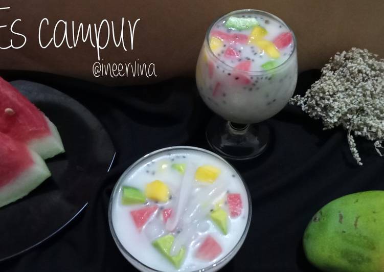 Resep Es campur Sederhana