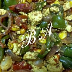 A picture of Paneer corn.