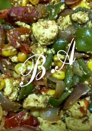 A picture of Paneer corn.