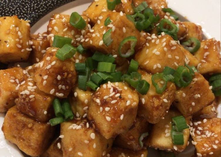 Recipe of Speedy Teriyaki Glazed Tofu