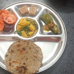 A picture of Bajra Roti.