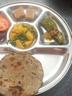 A picture of Bajra Roti.