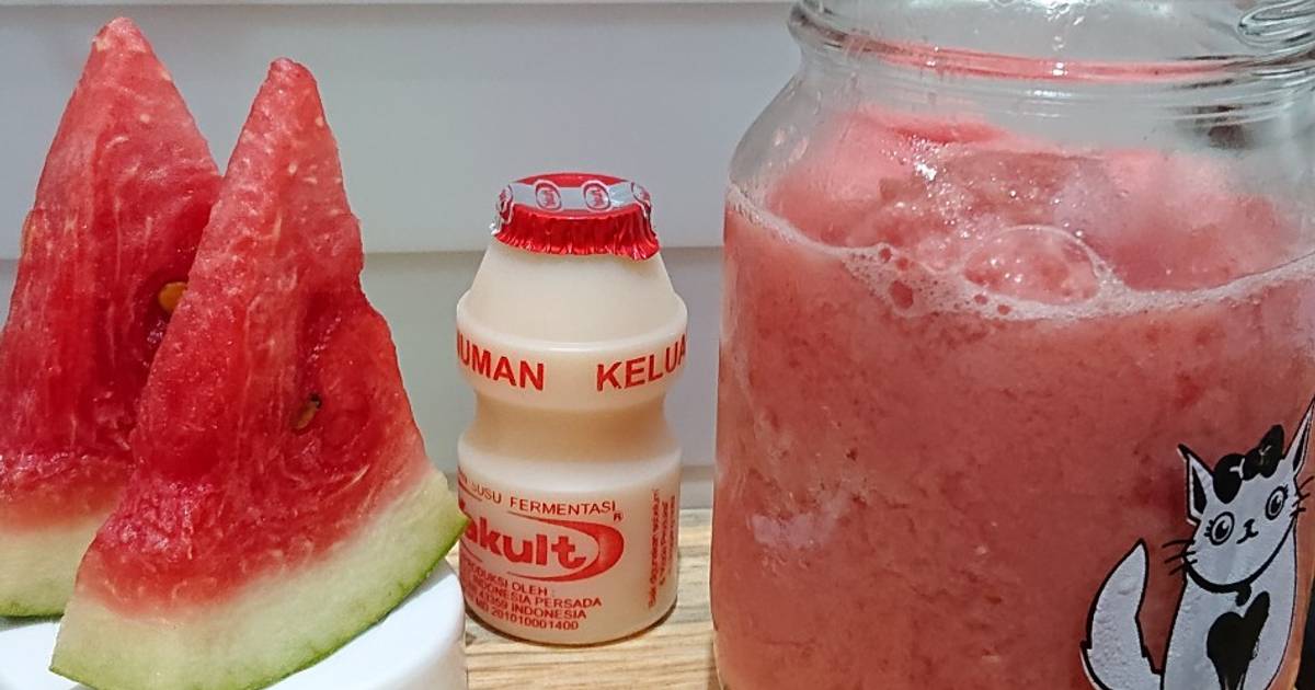 Resep Smoothies Semangka Mix Yakult Oleh Irma Anisa Cookpad