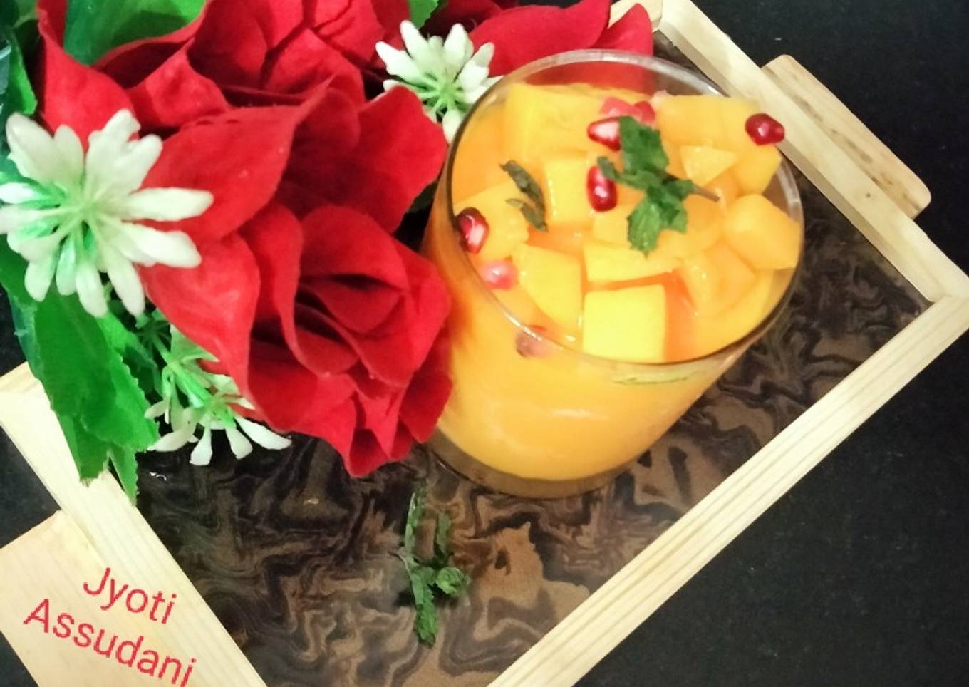 Mango pudding